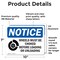 Signmission Wheels Must Be Chocked Before Loading OSHA Notice Sign, Vinyl Decal, 10in W x 7in L, 2PK OS-2PACK-NS-D-710-L-16906 - alternate 6